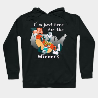 I'm Just Here For The Wieners Hoodie